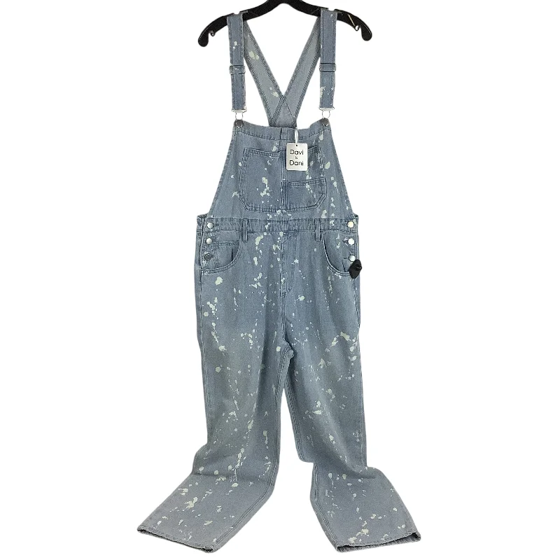 Overalls By Davi & Dani In Blue Denim, Size: Xl