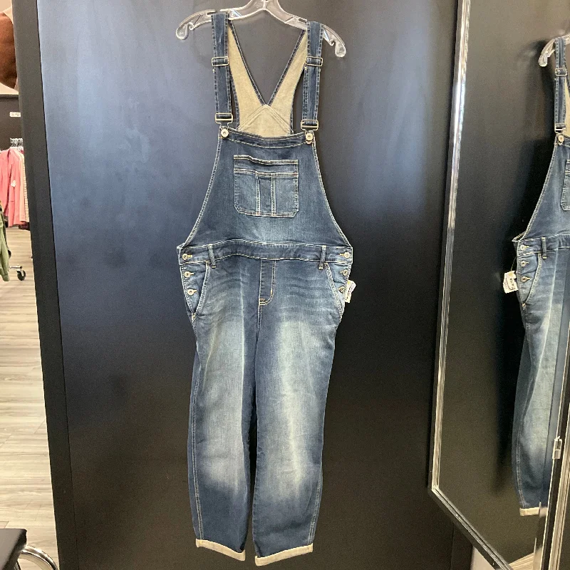 Overalls By Torrid In Blue Denim, Size: 4x