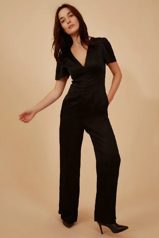 Silkwood Corrie Jumpsuit in Black