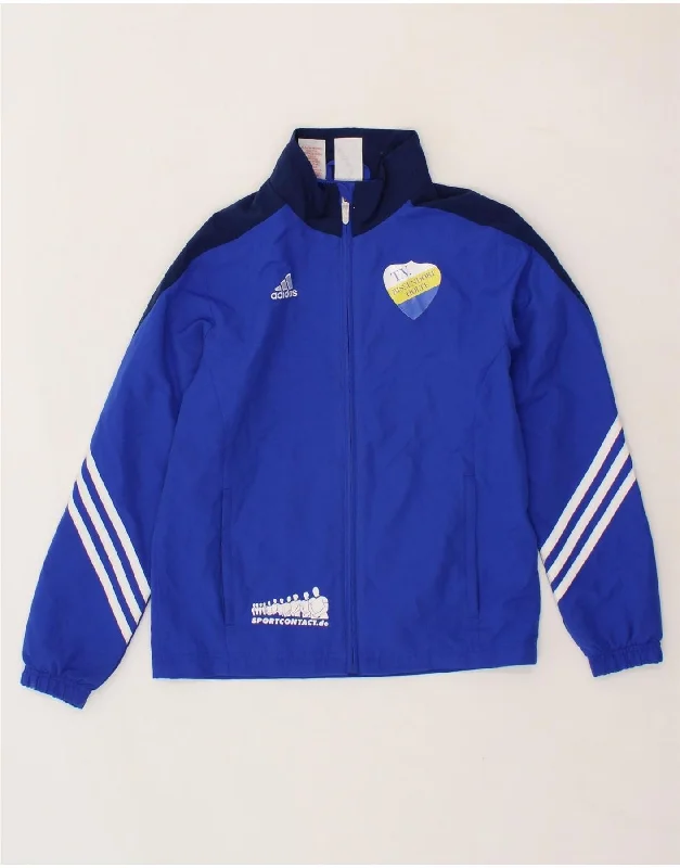 Men's Coats with Contrast StitchingADIDAS Boys Graphic Tracksuit Top Jacket 11-12 Years Large Blue Men's Coats with Contrast StitchingADIDAS Boys Graphic Tracksuit Top Jacket 11-12 Years Large Blue