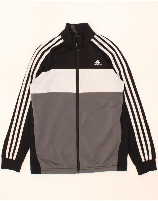 Men's Coats with Magnetic ClosuresADIDAS Boys Tracksuit Top Jacket 11-12 Years Black Colourblock Polyester Men's Coats with Magnetic ClosuresADIDAS Boys Tracksuit Top Jacket 11-12 Years Black Colourblock Polyester