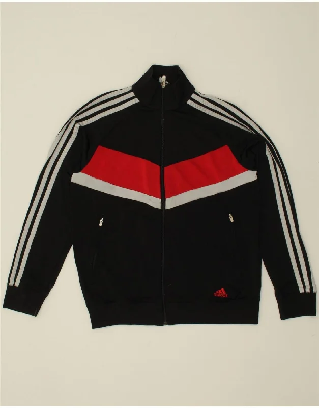 Men's Coats with Synthetic InsulationADIDAS Boys Tracksuit Top Jacket 13-14 Years Black Colourblock Polyester Men's Coats with Synthetic InsulationADIDAS Boys Tracksuit Top Jacket 13-14 Years Black Colourblock Polyester