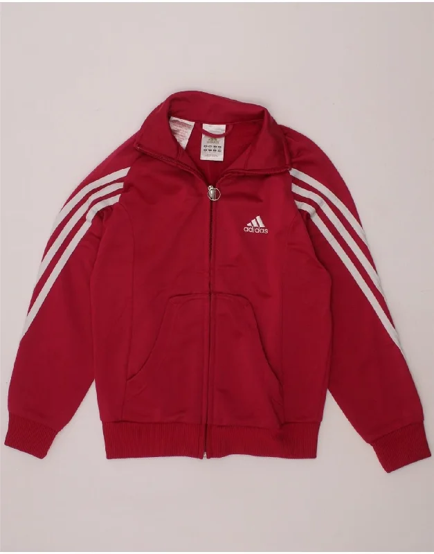 Men's Coats for TravelADIDAS Girls Tracksuit Top Jacket 7-8 Years Pink Polyester