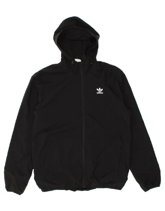 Men's Coats for Formal EventsADIDAS Mens Hooded Rain Jacket UK 38 Medium Black Polyamide Men's Coats for Formal EventsADIDAS Mens Hooded Rain Jacket UK 38 Medium Black Polyamide