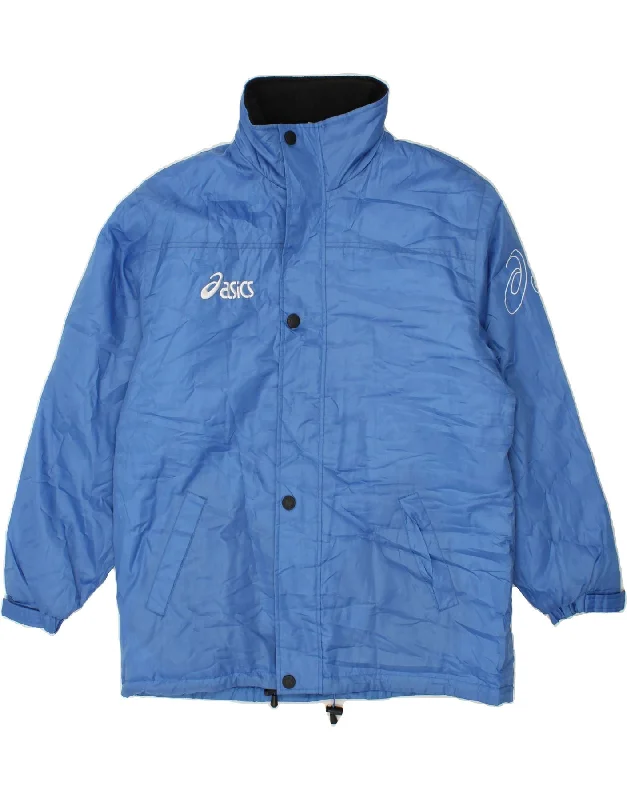 Men's Coats for Ice FishingASICS Mens Graphic Hooded Rain Jacket UK 40 Large Blue Polyester Men's Coats for Ice FishingASICS Mens Graphic Hooded Rain Jacket UK 40 Large Blue Polyester