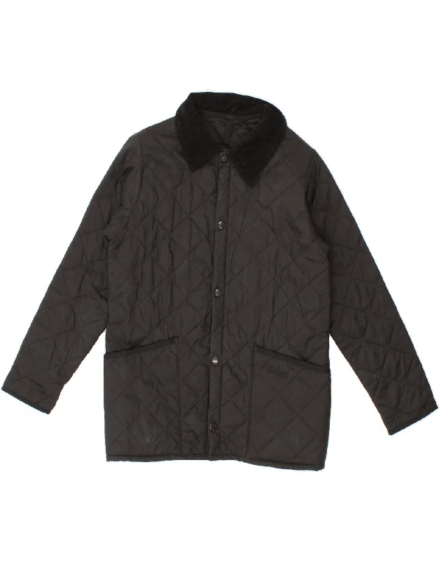 Men's Coats with Embroidered DetailsBARBOUR Boys Quilted Jacket 8-9 Years Medium Black Polyamide Men's Coats with Embroidered DetailsBARBOUR Boys Quilted Jacket 8-9 Years Medium Black Polyamide