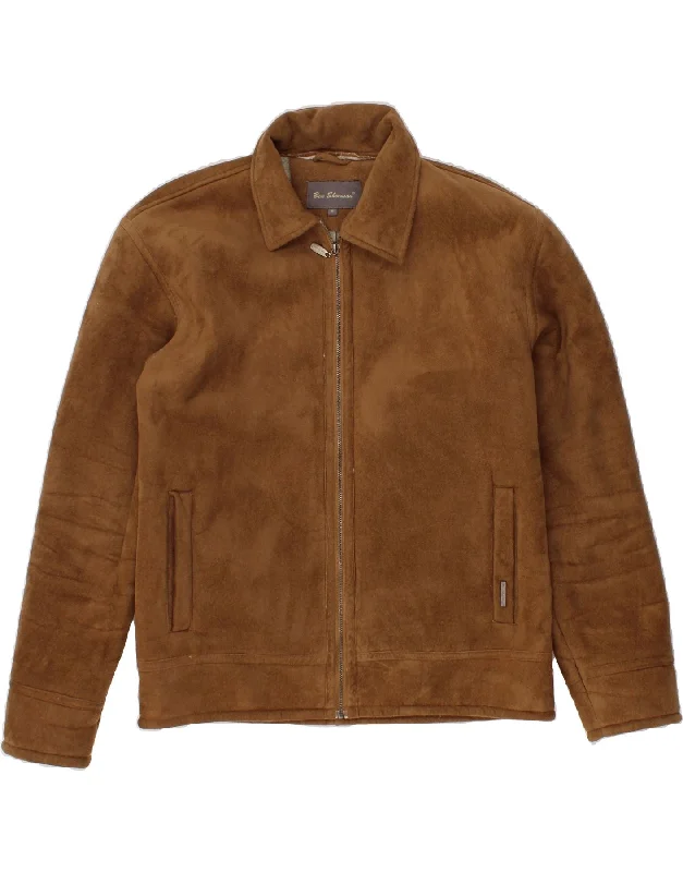 Men's Coats with Multi-Pocket DesignBEN SHERMAN Mens Sherpa Jacket UK 38 Medium Brown Polyester Men's Coats with Multi-Pocket DesignBEN SHERMAN Mens Sherpa Jacket UK 38 Medium Brown Polyester