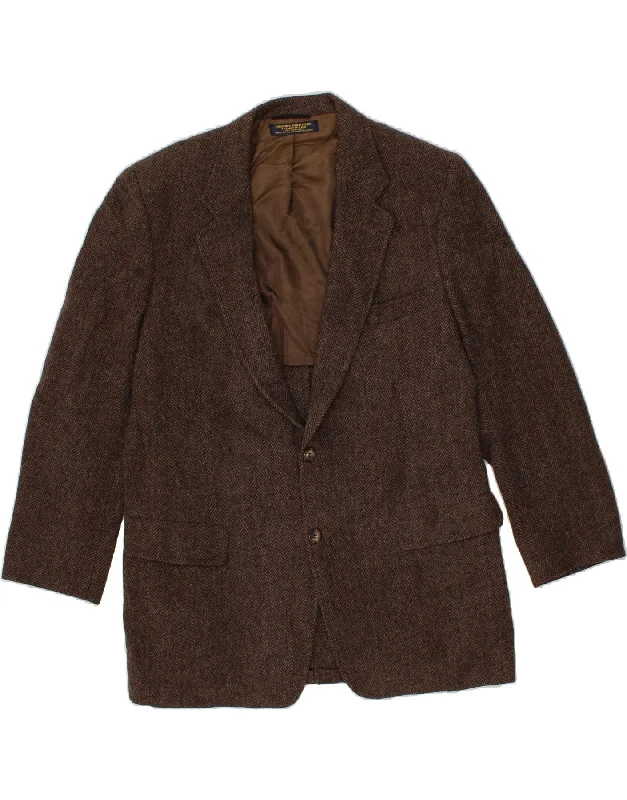 Men's Coats with Wind-Resistant FabricBROOKS BROTHERS Mens 2 Button Blazer Jacket UK 38 Medium Brown Herringbone Men's Coats with Wind-Resistant FabricBROOKS BROTHERS Mens 2 Button Blazer Jacket UK 38 Medium Brown Herringbone