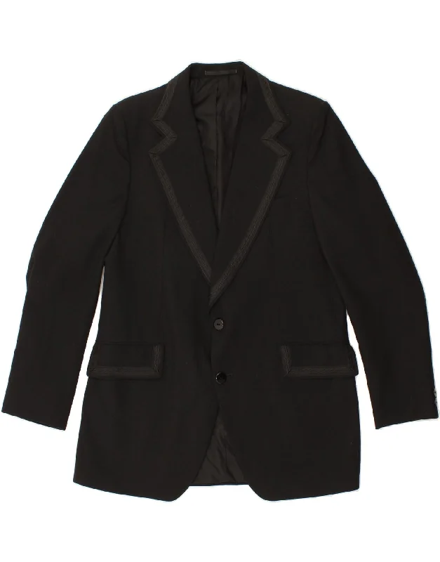Men's Coats with HoodsBURTON Mens 2 Button Blazer Jacket UK 40 Large Black Polyester Men's Coats with HoodsBURTON Mens 2 Button Blazer Jacket UK 40 Large Black Polyester