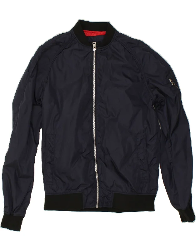 Men's Coats for Cold WeatherCALVIN KLEIN JEANS Mens Bomber Jacket UK 36 Small Navy Blue Polyester Men's Coats for Cold WeatherCALVIN KLEIN JEANS Mens Bomber Jacket UK 36 Small Navy Blue Polyester