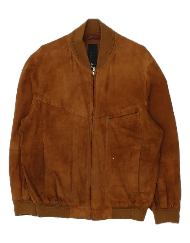 Men's Coats for TravelDAVID MOORE Mens Suede Bomber Jacket UK 40 Large Brown Leather Men's Coats for TravelDAVID MOORE Mens Suede Bomber Jacket UK 40 Large Brown Leather