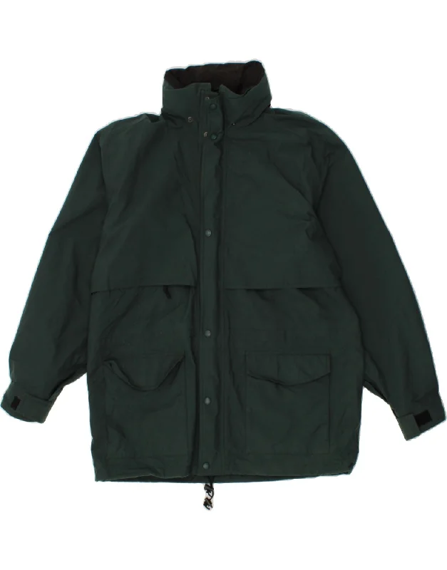 Designer Men's OvercoatsEDDIE BAUER Mens Utility Jacket UK 42 XL Green Nylon