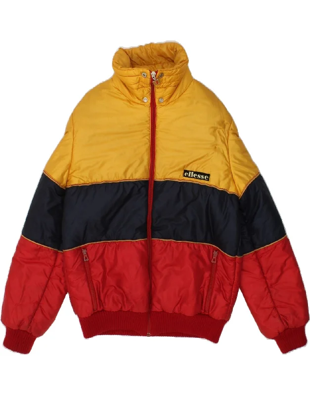 Essential Men's Puffer JacketsELLESSE Mens Hooded Padded Jacket EU 34 XS Multicoloured Colourblock Nylon Essential Men's Puffer JacketsELLESSE Mens Hooded Padded Jacket EU 34 XS Multicoloured Colourblock Nylon