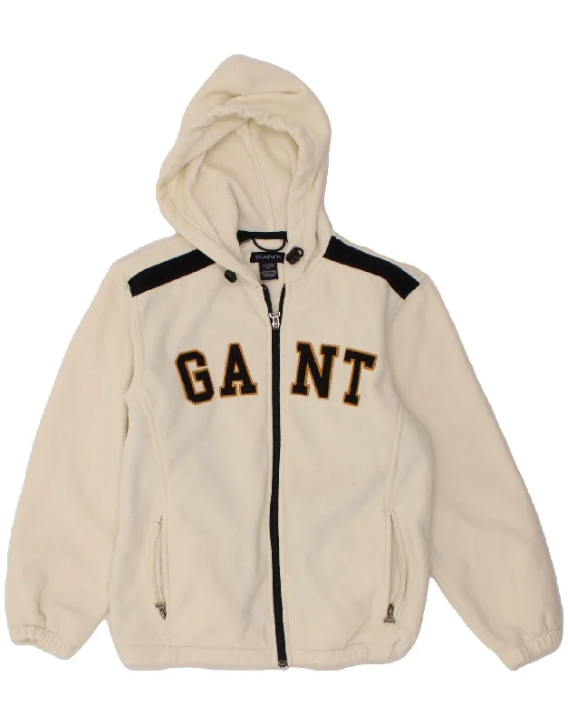 Men's Coats with Tactical FeaturesGANT Boys Hooded Graphic Fleece Jacket 11-12 Years XL White Colourblock Men's Coats with Tactical FeaturesGANT Boys Hooded Graphic Fleece Jacket 11-12 Years XL White Colourblock