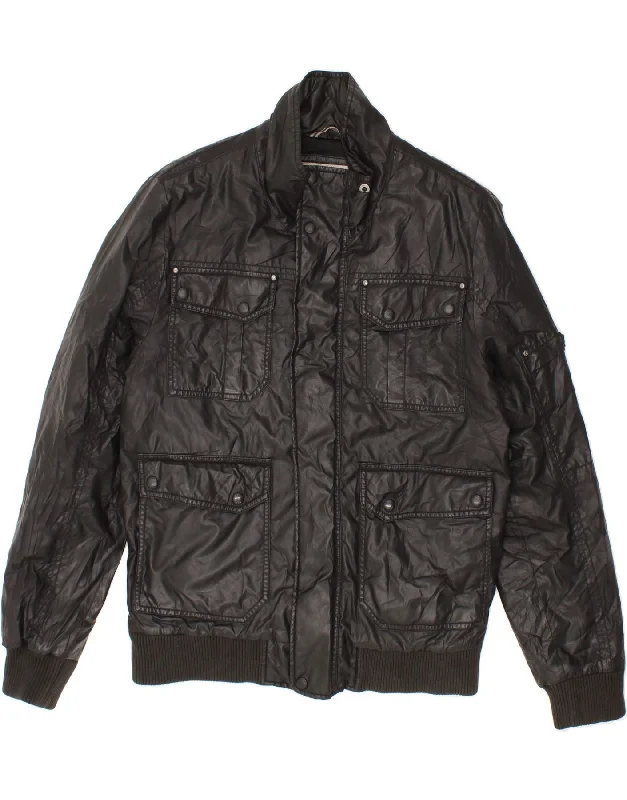 Luxurious Men's Cashmere CoatsGEOX RESPIRA Mens Utility Jacket UK 40 Large Black