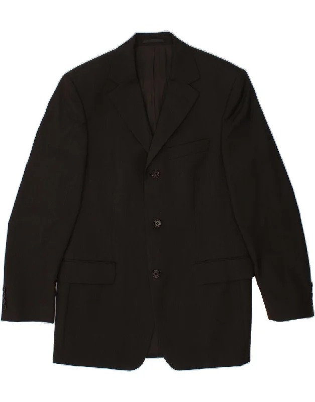 Weather-Resistant Men's CoatsHUGO BOSS Mens 3 Button Blazer Jacket IT 48 Medium Grey Wool Weather-Resistant Men's CoatsHUGO BOSS Mens 3 Button Blazer Jacket IT 48 Medium Grey Wool