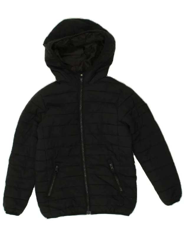 Men's Coats with Hidden PocketsJACK & JONES Boys Hooded Padded Jacket 7-8 Years Black Polyester Men's Coats with Hidden PocketsJACK & JONES Boys Hooded Padded Jacket 7-8 Years Black Polyester