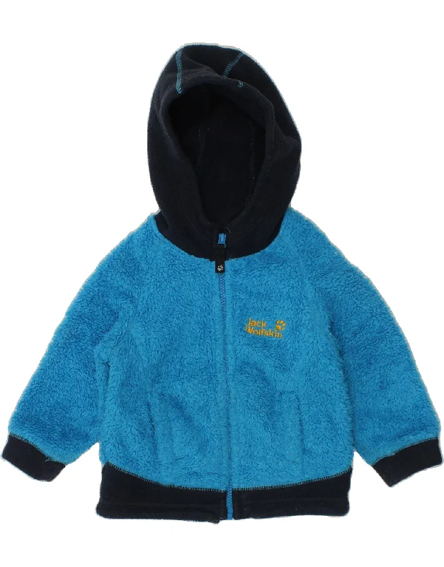 Men's Coats with Vintage StyleJACK WOLFSKIN Baby Boys Hooded Fleece Jacket 18-24 Months Blue Colourblock Men's Coats with Vintage StyleJACK WOLFSKIN Baby Boys Hooded Fleece Jacket 18-24 Months Blue Colourblock
