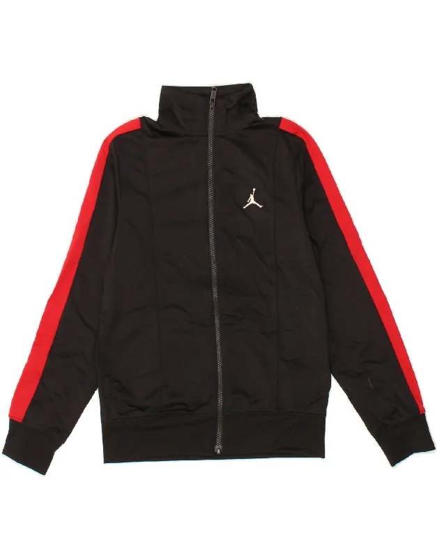 Men's Coats for WorkJORDAN Boys Tracksuit Top Jacket 10-11 Years Medium Black Colourblock Men's Coats for WorkJORDAN Boys Tracksuit Top Jacket 10-11 Years Medium Black Colourblock