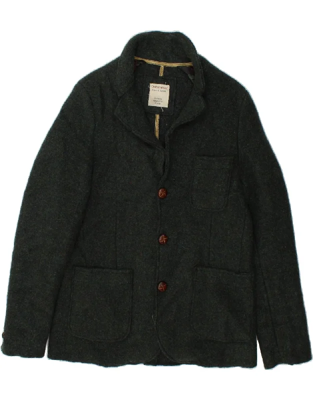 Men's Coats with Quick-Dry FabricKAOS Mens 3 Button Knit Blazer Jacket IT 48 Medium Green Flecked Wool Men's Coats with Quick-Dry FabricKAOS Mens 3 Button Knit Blazer Jacket IT 48 Medium Green Flecked Wool