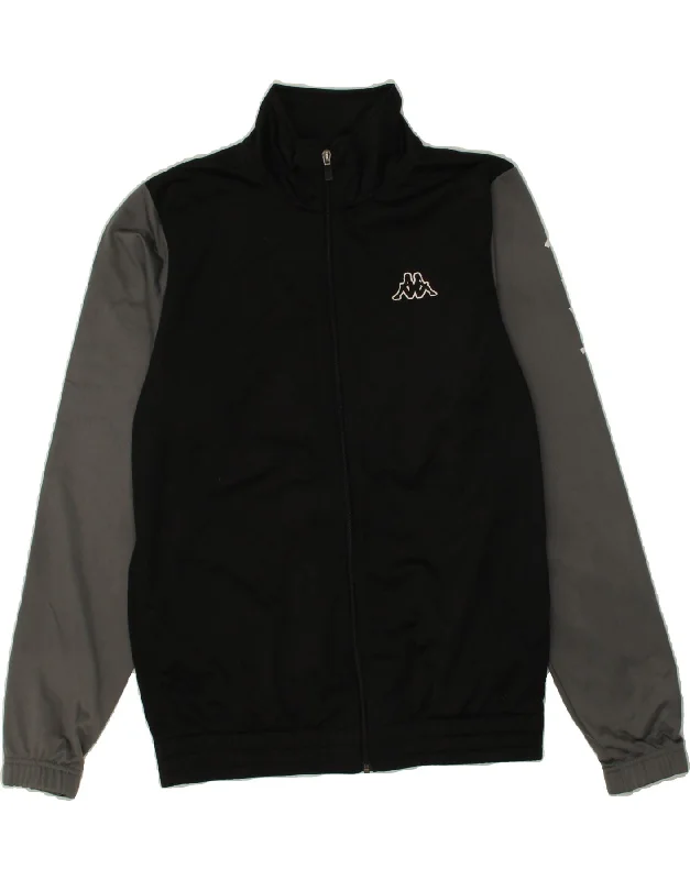Men's Coats with Wind-Resistant FabricKAPPA Boys Graphic Tracksuit Top Jacket 15-16 Years Black Colourblock Men's Coats with Wind-Resistant FabricKAPPA Boys Graphic Tracksuit Top Jacket 15-16 Years Black Colourblock