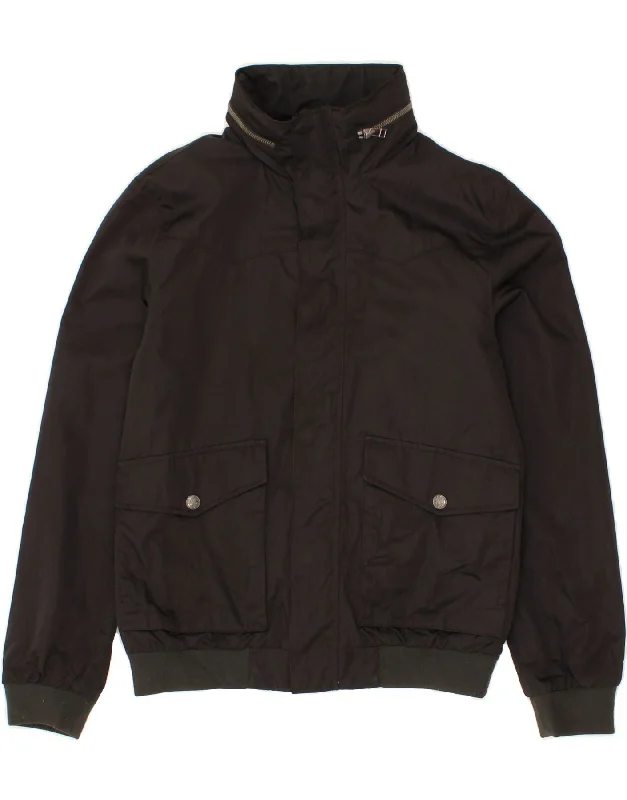 Men's Coats with VentilationLEVI'S Mens Bomber Jacket UK 38 Medium Black Polyester