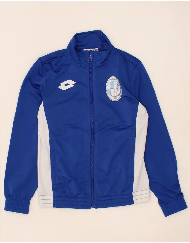 Weather-Resistant Men's CoatsLOTTO Boys Tracksuit Top Jacket 9-10 Years Small Blue Colourblock Weather-Resistant Men's CoatsLOTTO Boys Tracksuit Top Jacket 9-10 Years Small Blue Colourblock