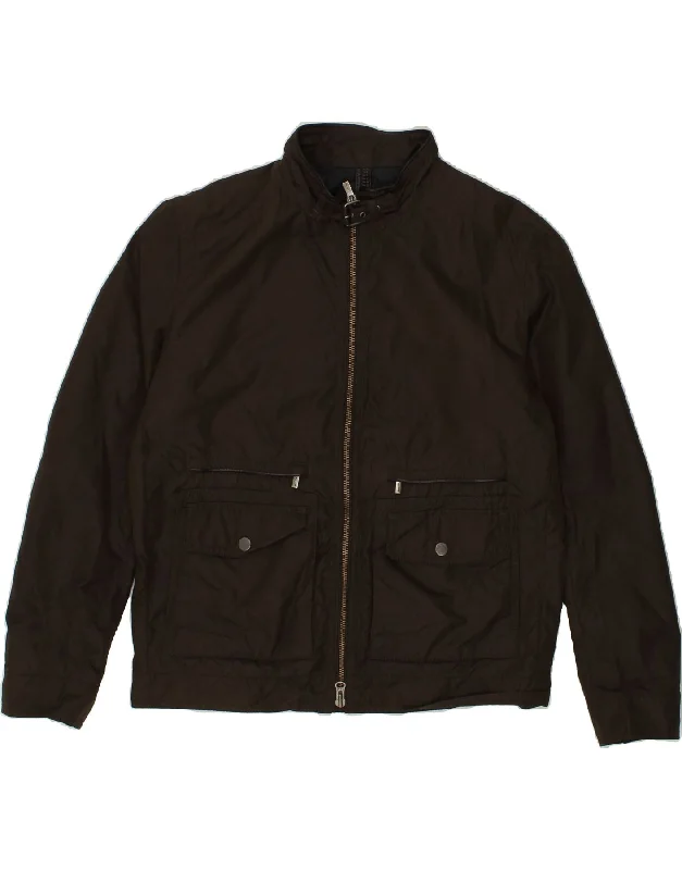 Best Men's Leather CoatsMASSIMO DUTTI Mens Bomber Jacket UK 42 XL Brown Nylon