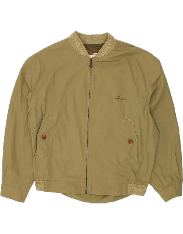 Classic Men's Trench CoatsMCGREGOR Mens Bomber Jacket IT 52 XL Khaki Polyester
