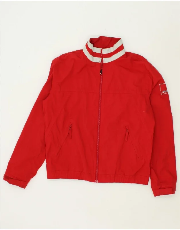 Men's Coats for Tall MenMURPHY & NYE Mens Bomber Jacket UK 40 Large Red Polyamide