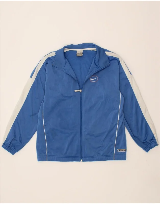 Men's Coats for Snowy WeatherNIKE Boys Tracksuit Top Jacket 15-16 Years XL Blue Colourblock Polyester Men's Coats for Snowy WeatherNIKE Boys Tracksuit Top Jacket 15-16 Years XL Blue Colourblock Polyester