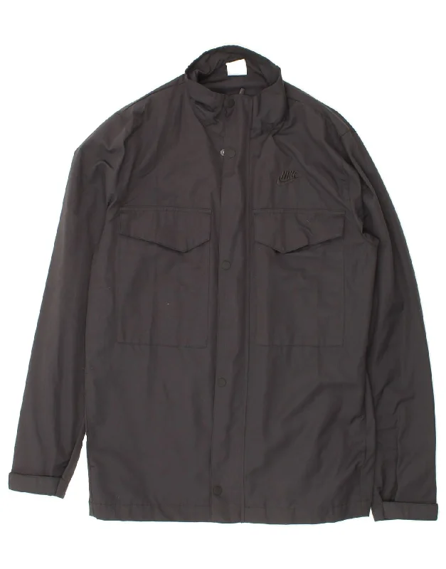 Best Men's Leather CoatsNIKE Mens Bomber Jacket UK 38 Medium Navy Blue