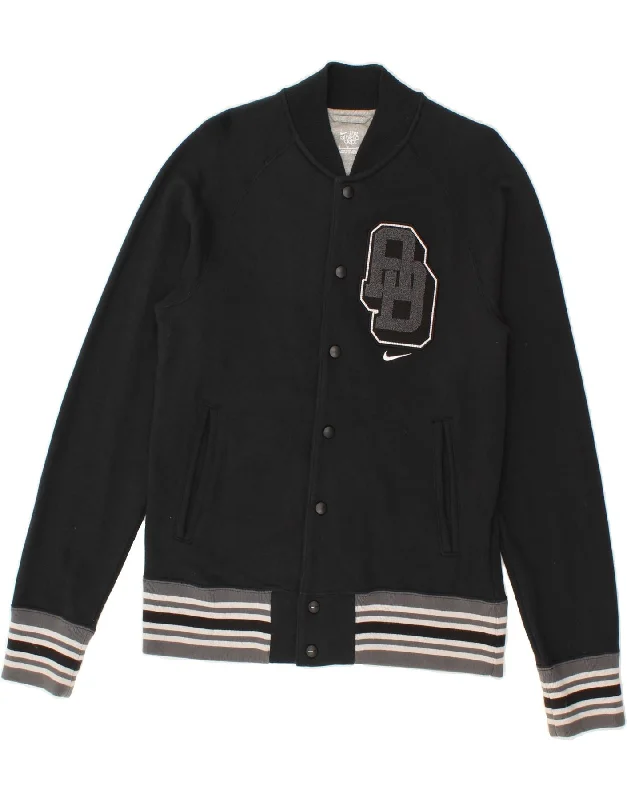 Men's Coats with Stretch FabricNIKE Mens Graphic Varsity Jacket UK 36 Small Black Cotton Men's Coats with Stretch FabricNIKE Mens Graphic Varsity Jacket UK 36 Small Black Cotton