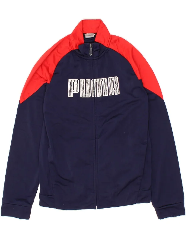Versatile Men's Pea CoatsPUMA Boys Graphic Tracksuit Top Jacket 11-12 Years Navy Blue Colourblock Versatile Men's Pea CoatsPUMA Boys Graphic Tracksuit Top Jacket 11-12 Years Navy Blue Colourblock