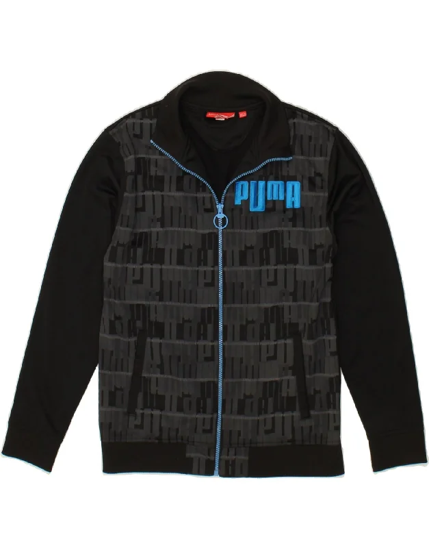 Men's Coats without LiningPUMA Boys Graphic Tracksuit Top Jacket 12-13 Years Black Polyester Men's Coats without LiningPUMA Boys Graphic Tracksuit Top Jacket 12-13 Years Black Polyester