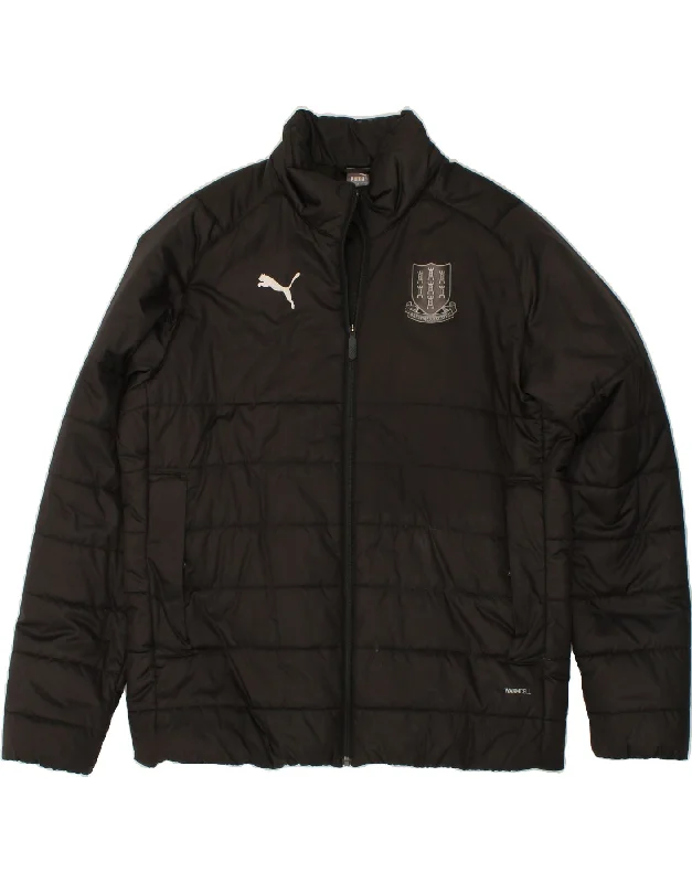 Men's Coats for Skinny MenPUMA Mens Padded Jacket UK 40 Large Black Polyester