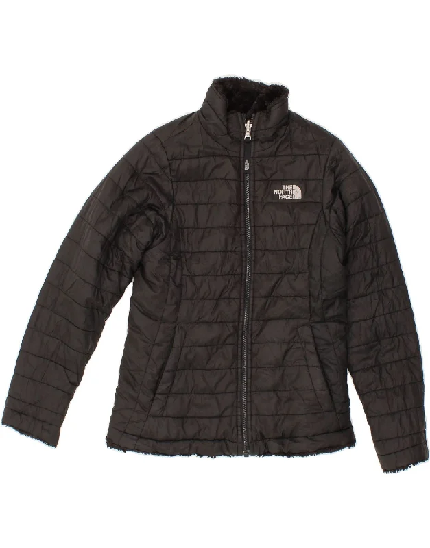 Men's Coats with Chest PocketsTHE NORTH FACE Girls Reversible Padded Jacket 10-11 Years Medium Black Men's Coats with Chest PocketsTHE NORTH FACE Girls Reversible Padded Jacket 10-11 Years Medium Black