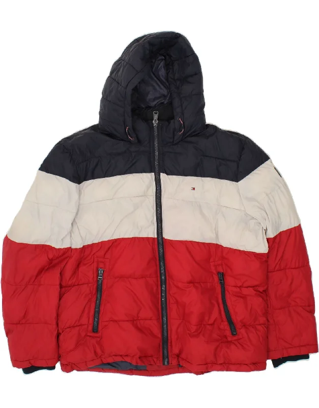 Men's Coats for Every BudgetTOMMY HILFIGER Mens Hooded Padded Jacket UK 46 3XL Multicoloured Men's Coats for Every BudgetTOMMY HILFIGER Mens Hooded Padded Jacket UK 46 3XL Multicoloured