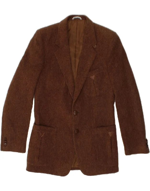 Essential Men's Puffer JacketsVINTAGE Mens 2 Button Blazer Jacket EU 48 Medium Brown Wool Essential Men's Puffer JacketsVINTAGE Mens 2 Button Blazer Jacket EU 48 Medium Brown Wool