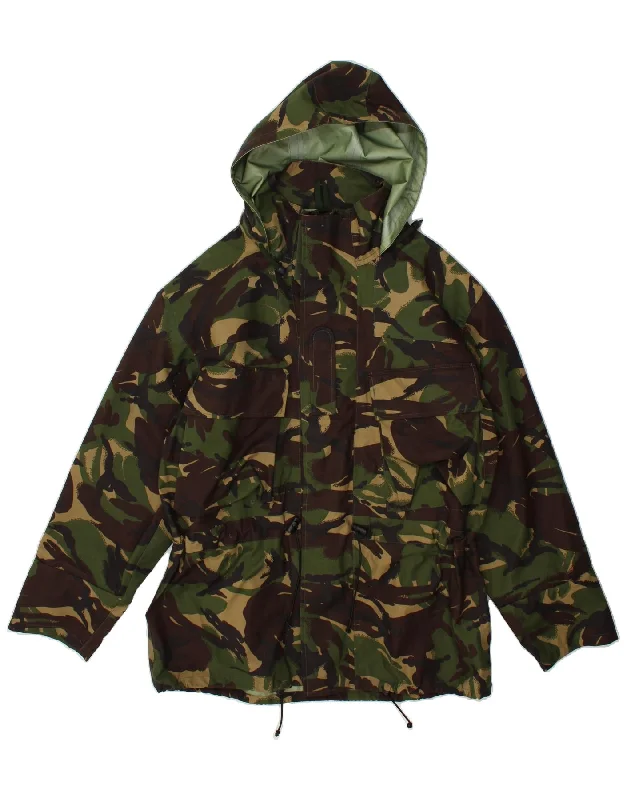 Men's Coats with Removable LiningsVINTAGE Mens Hooded Rain Jacket UK 42 XL Green Camouflage Men's Coats with Removable LiningsVINTAGE Mens Hooded Rain Jacket UK 42 XL Green Camouflage