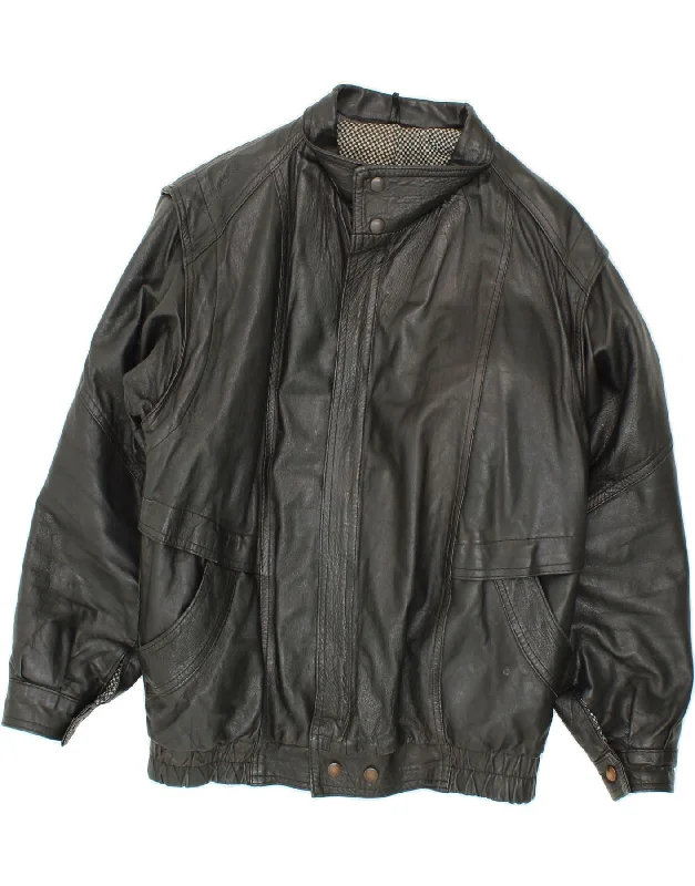 Men's Coats for Every OccasionVINTAGE Mens Leather Jacket UK 40 Large Black