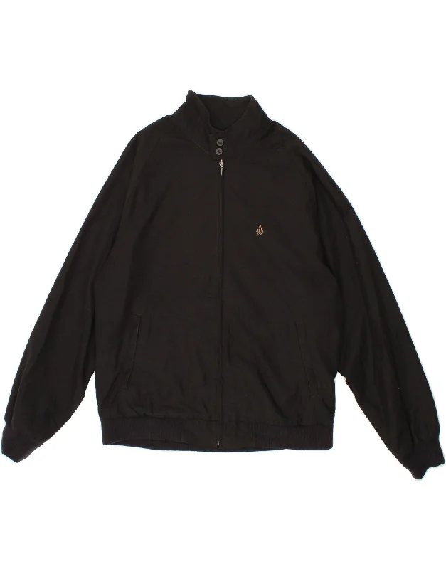 Men's Coats with Reflective StripesVOLCOM Mens Bomber Jacket UK 42 XL Black Polyester Men's Coats with Reflective StripesVOLCOM Mens Bomber Jacket UK 42 XL Black Polyester